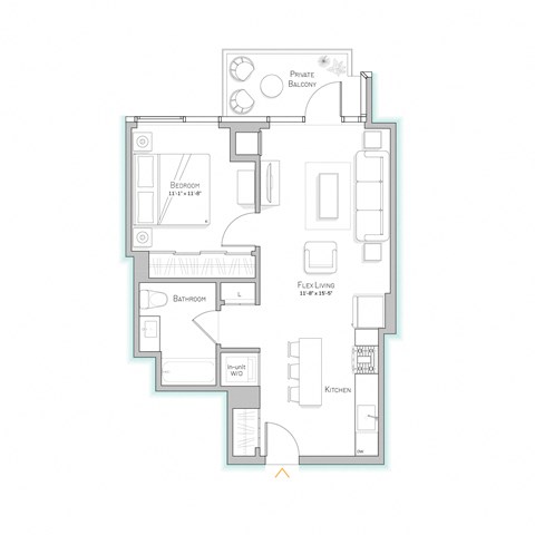 Sage West Loop | 1 Bedroom Apartment in West Loop | Luxury Apartment | Large One Bedroom Apartment